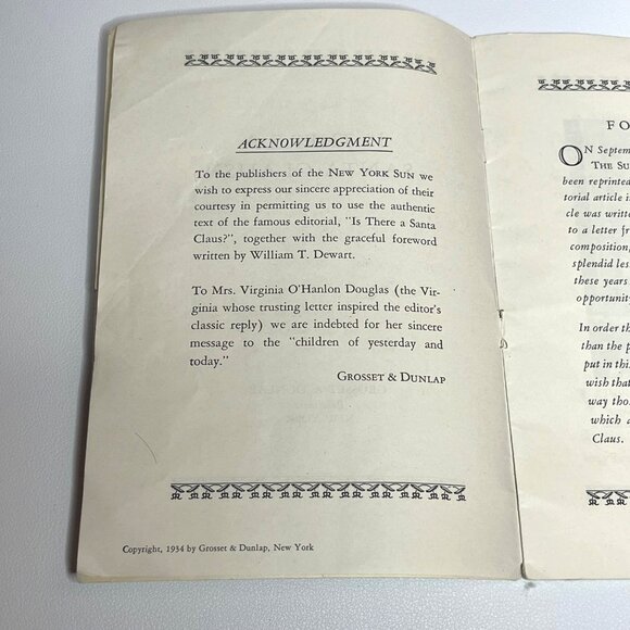 Is There a Santa Claus 1934 Editorial Francis P. Church Illustrated Booklet - Picture 4 of 8